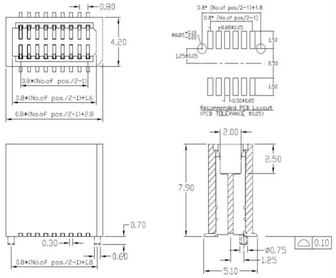 0.8 btb connector